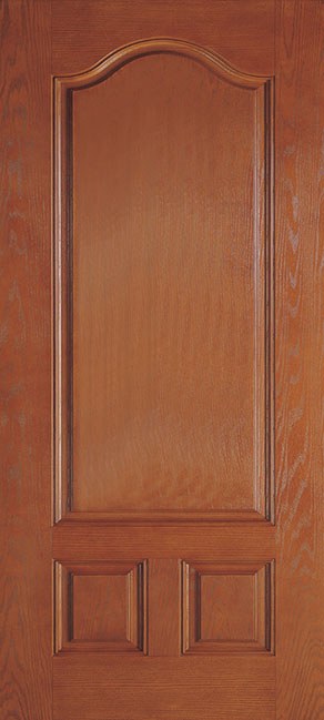 Doors without Glass - 3 Panel 3/4 Arch