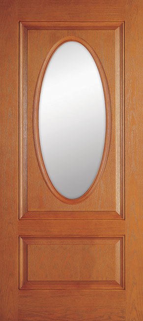Doors with Glass - 1 Panel 3/4 Oval Elite