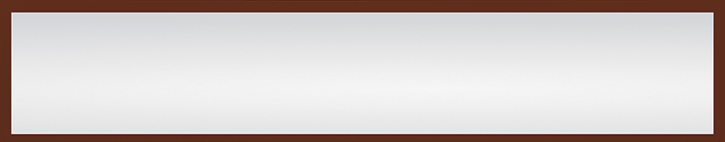 Transoms - Chestnut Clear Rect Slim