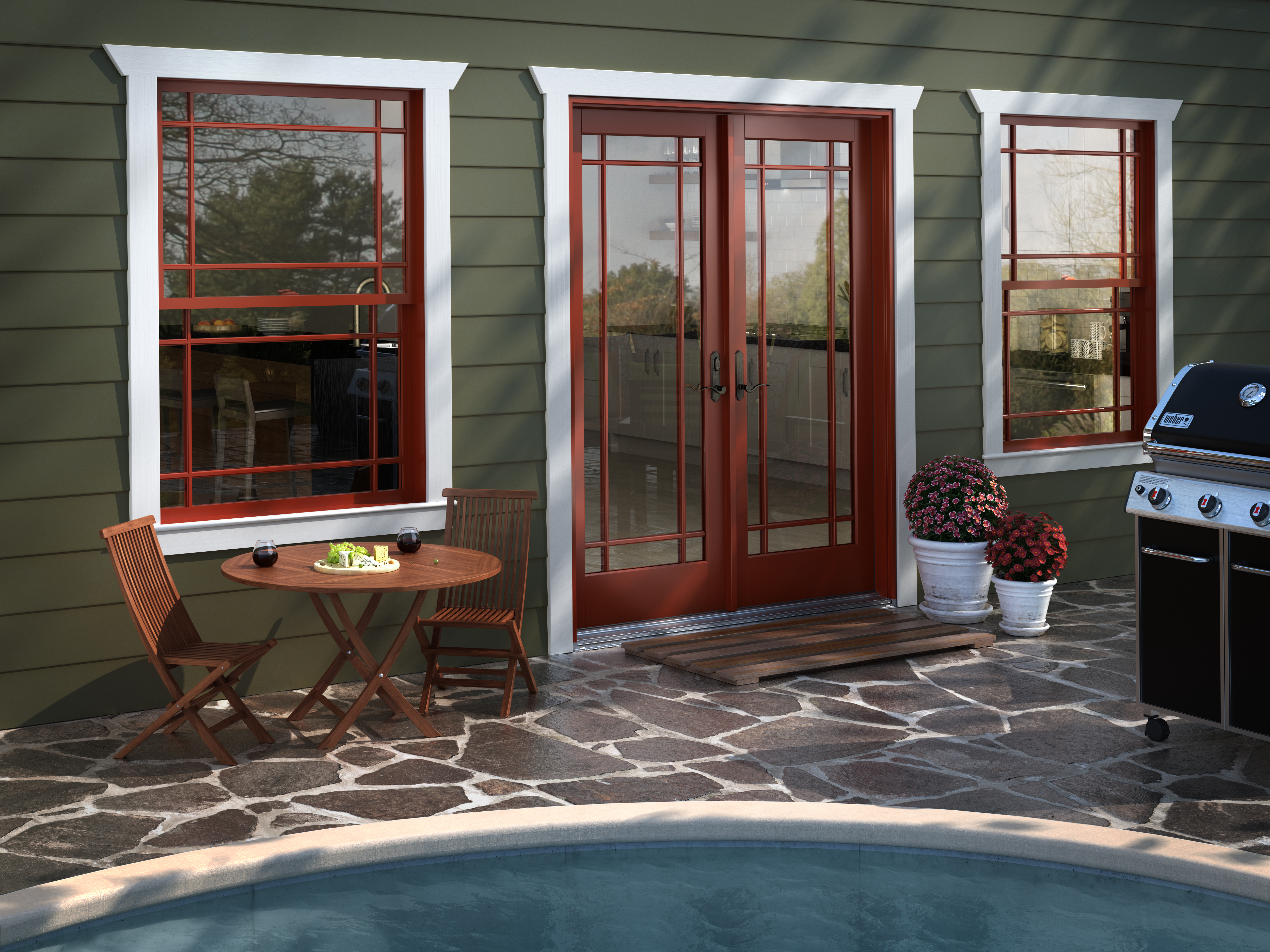 Window World Hinged Patio Doors
