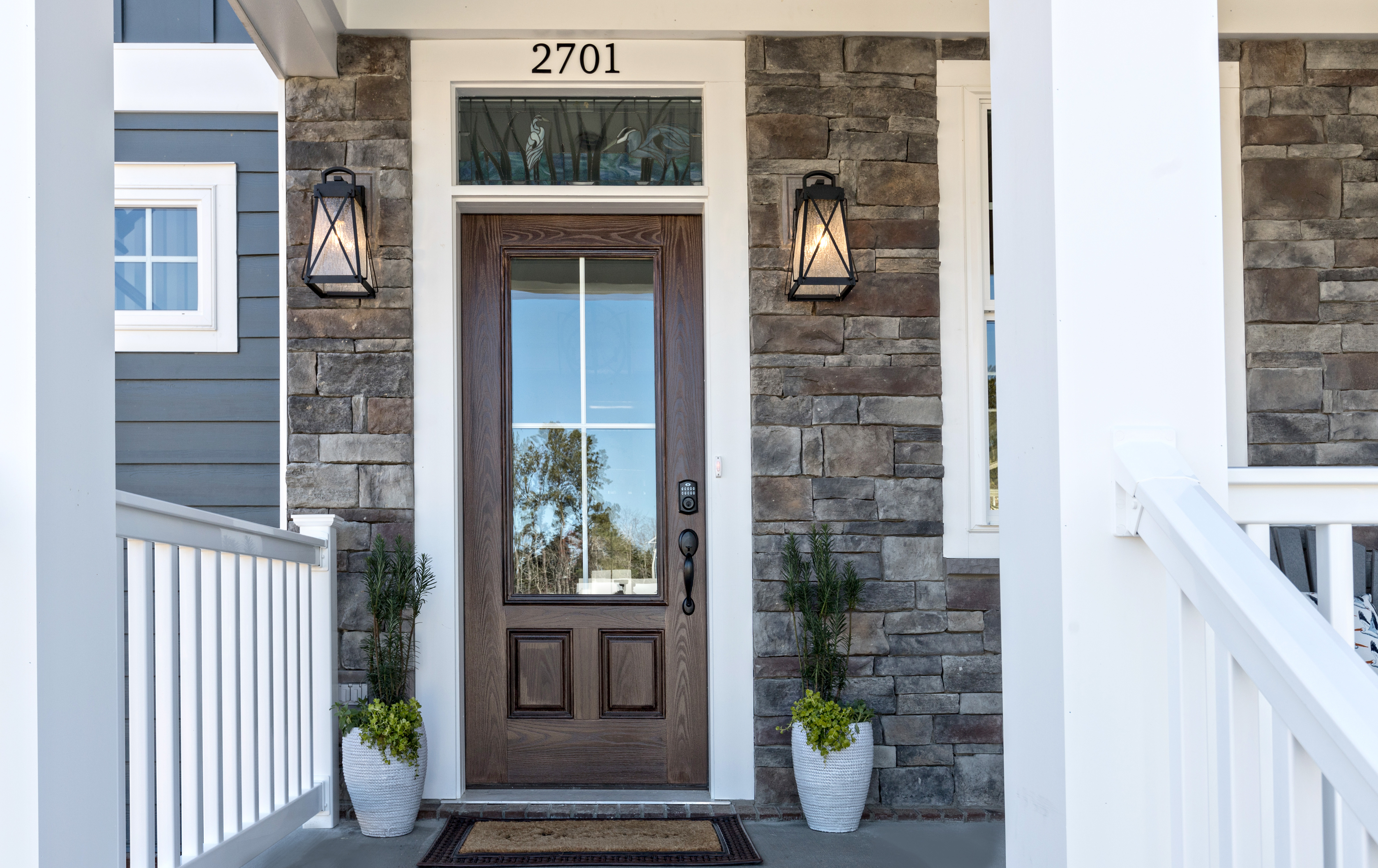 Window World Woodgrain Entry Door