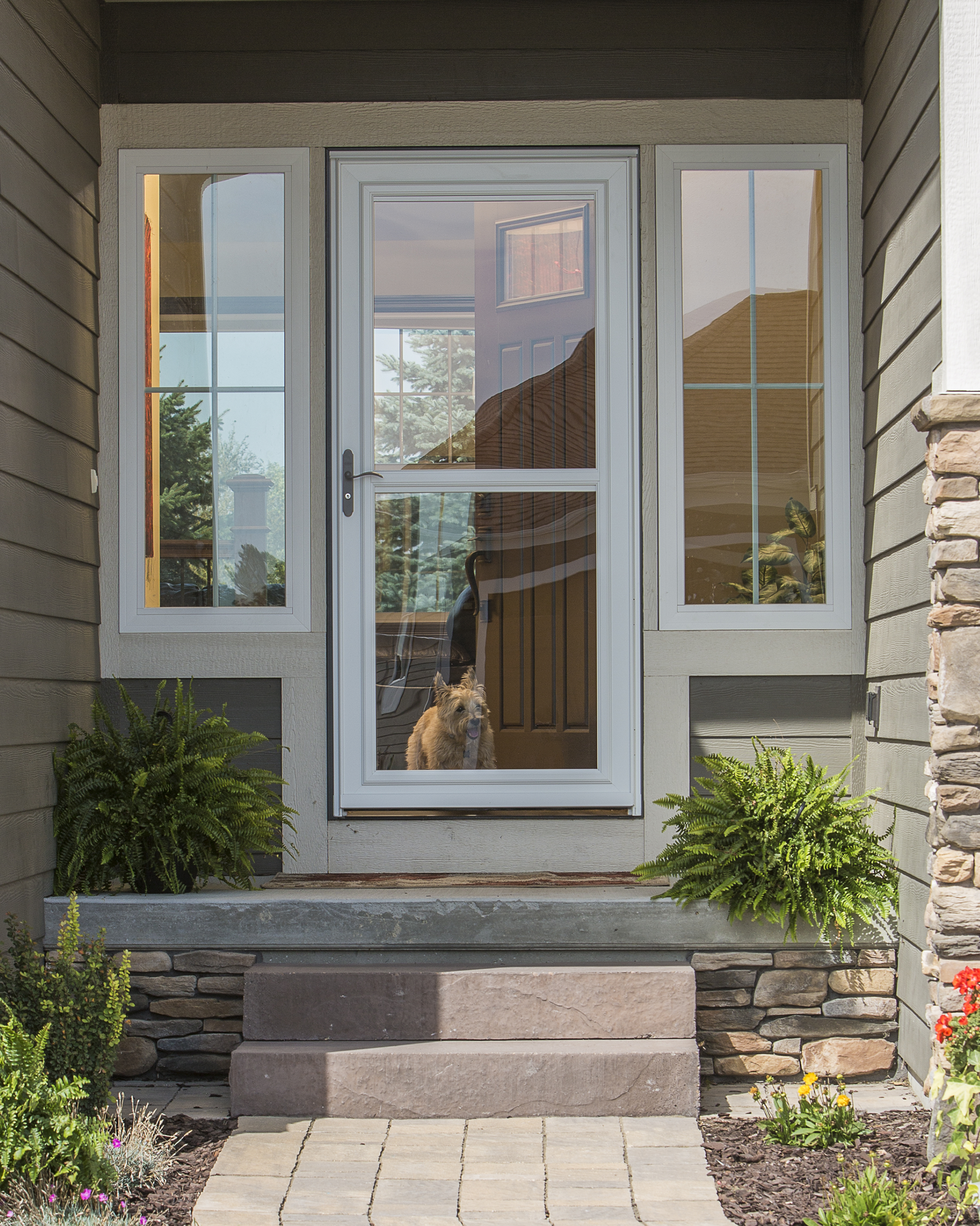 Window World Retractable Screen Storm Door