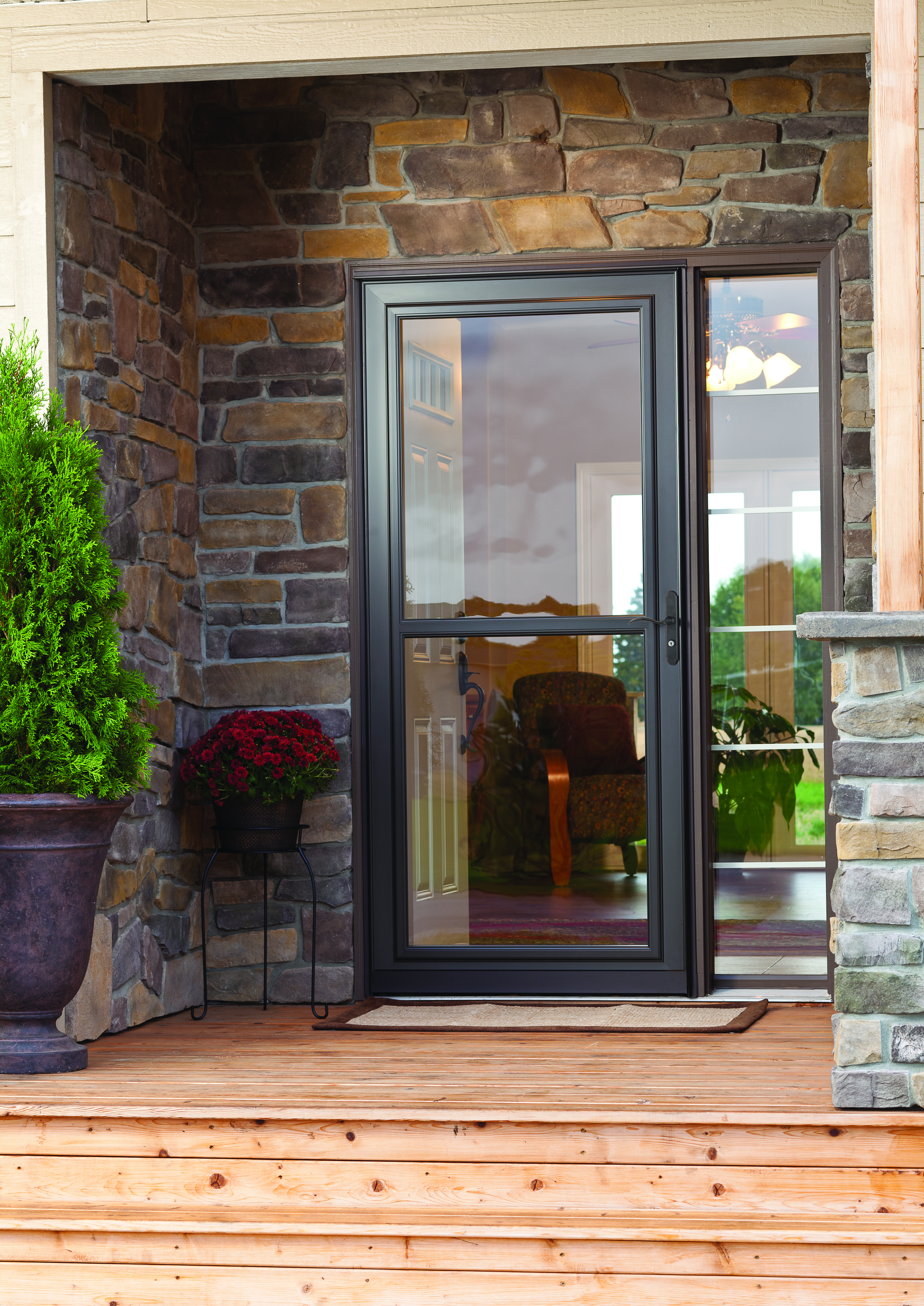 Window World Retractable Screen Storm Door