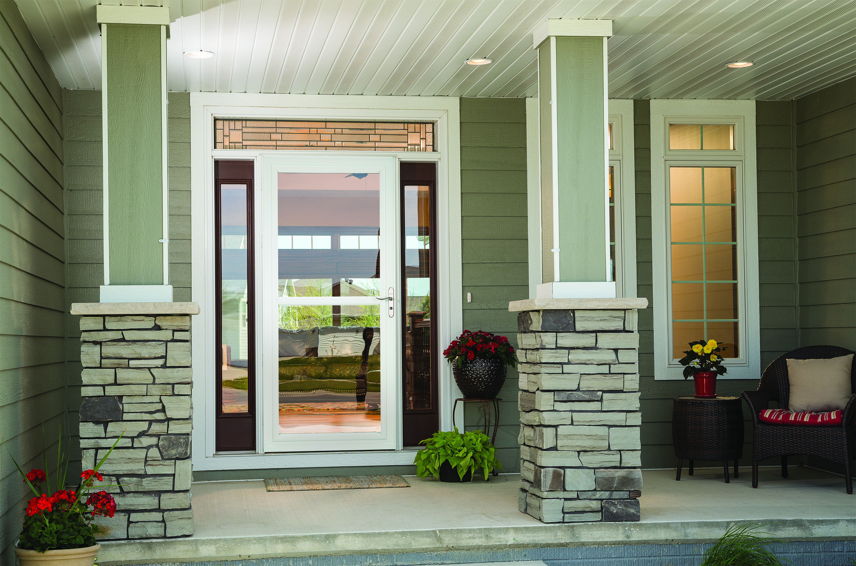 Window World Retractable Screen Storm Door