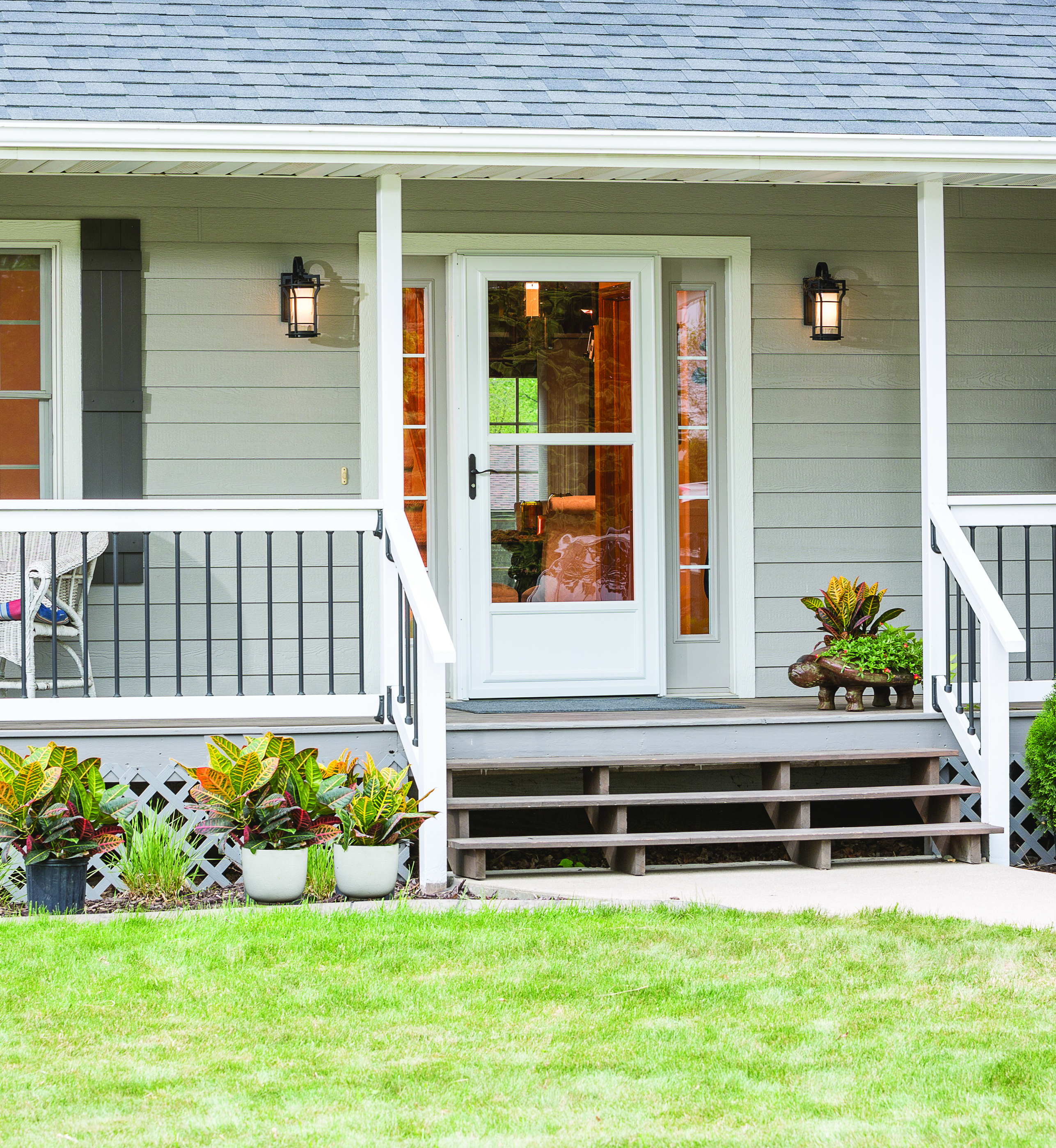 Window World Retractable Screen Storm Door