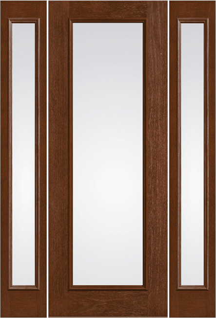 Single Door with Vented Sidelites