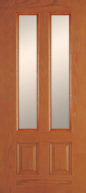 Doors with Glass - 2 Panel Twin 3/4 Lite