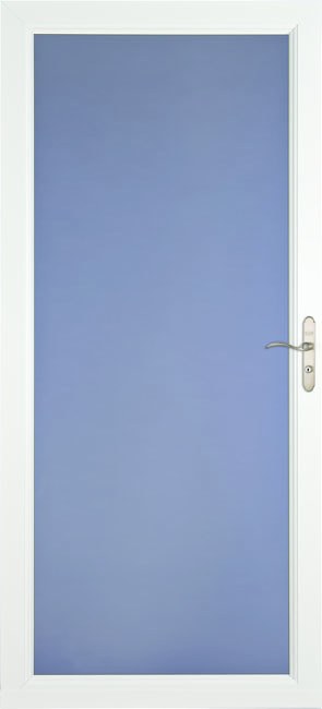 Premium Full View - White Brushed Nickel Curved