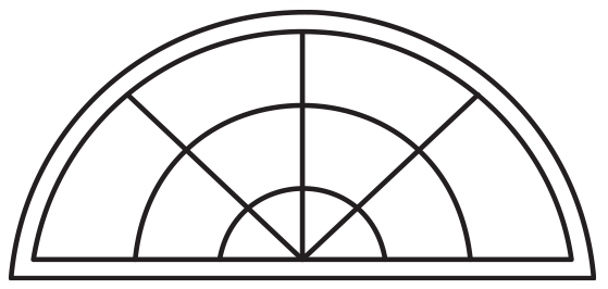 Radius Grille Options - Double Radius Starburst 60"