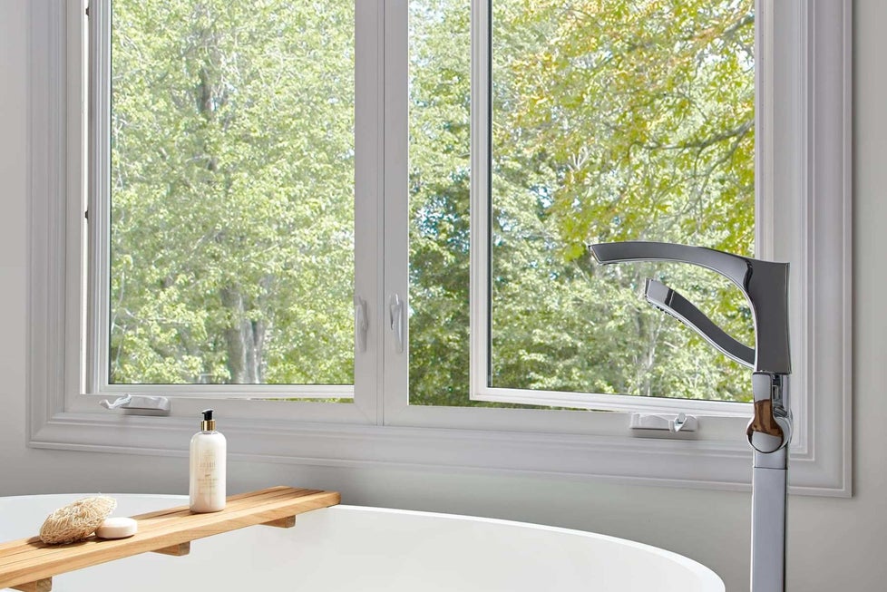 Casement Windows In Bathroom