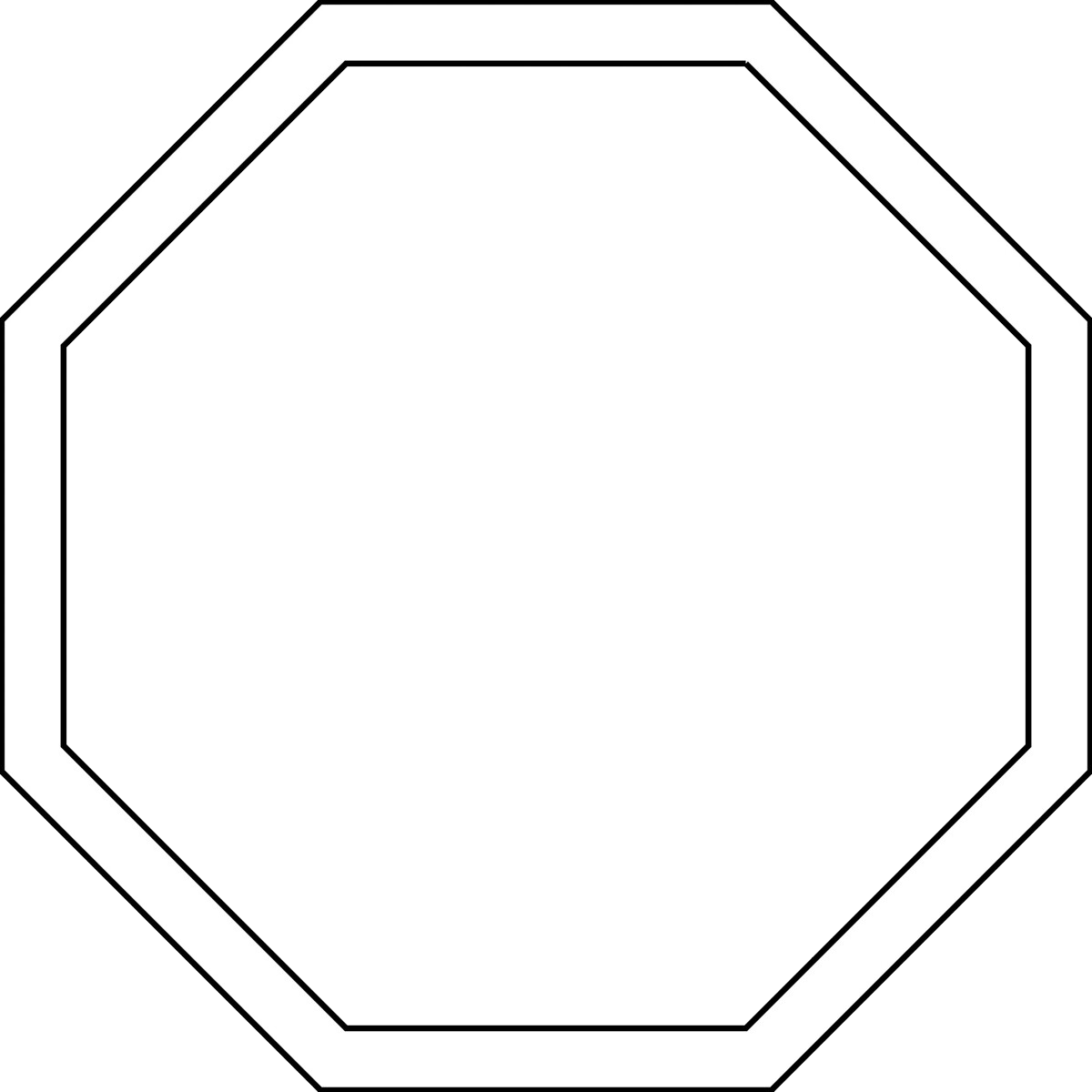 Shape Options - Octagon