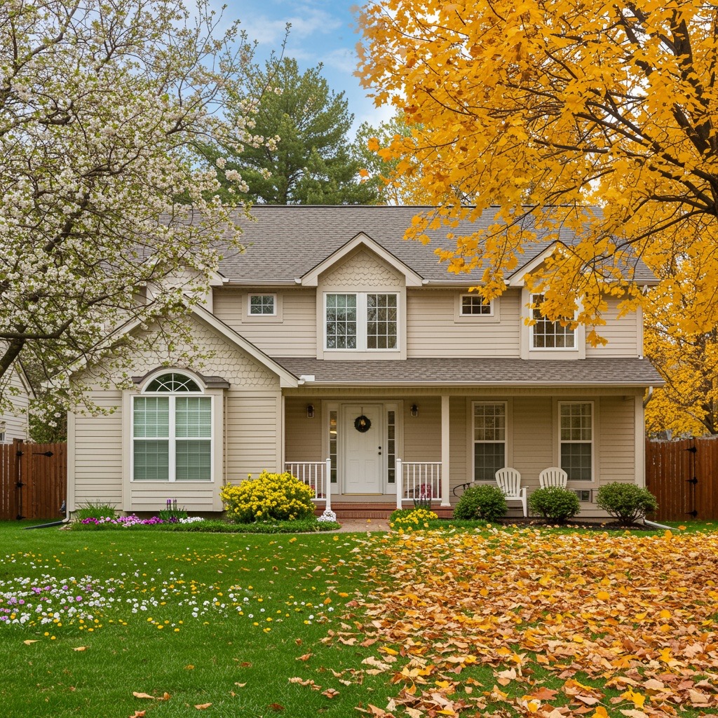 Two seasons in a yard