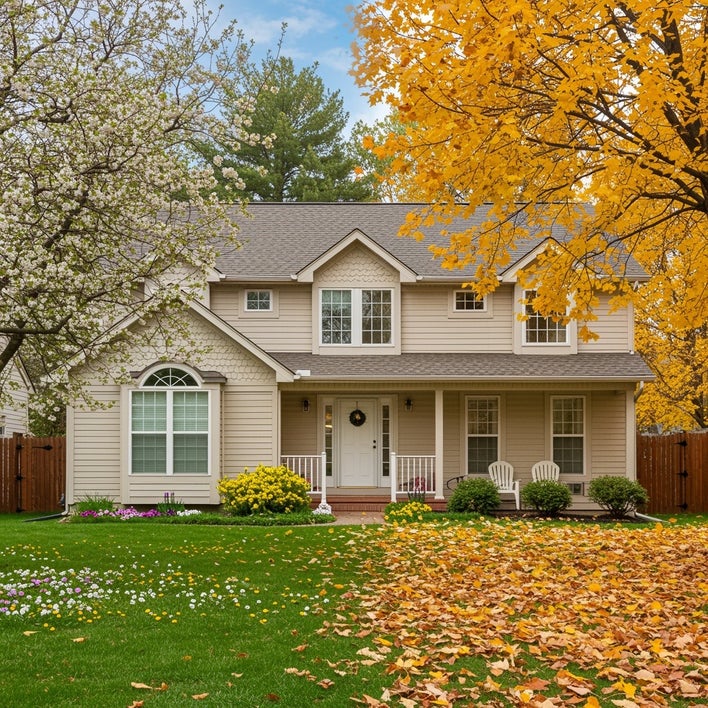 Two seasons in a yard