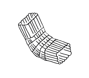 Accessories - 3" X 4" Style “A” Rectangular Elbow