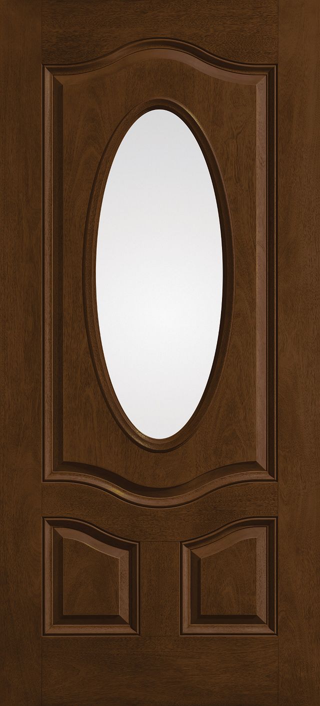 3/4-Lite Deluxe Oval Lite 2-Panel