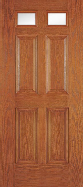 Doors with Glass - 4 Panel Twin Rectangles
