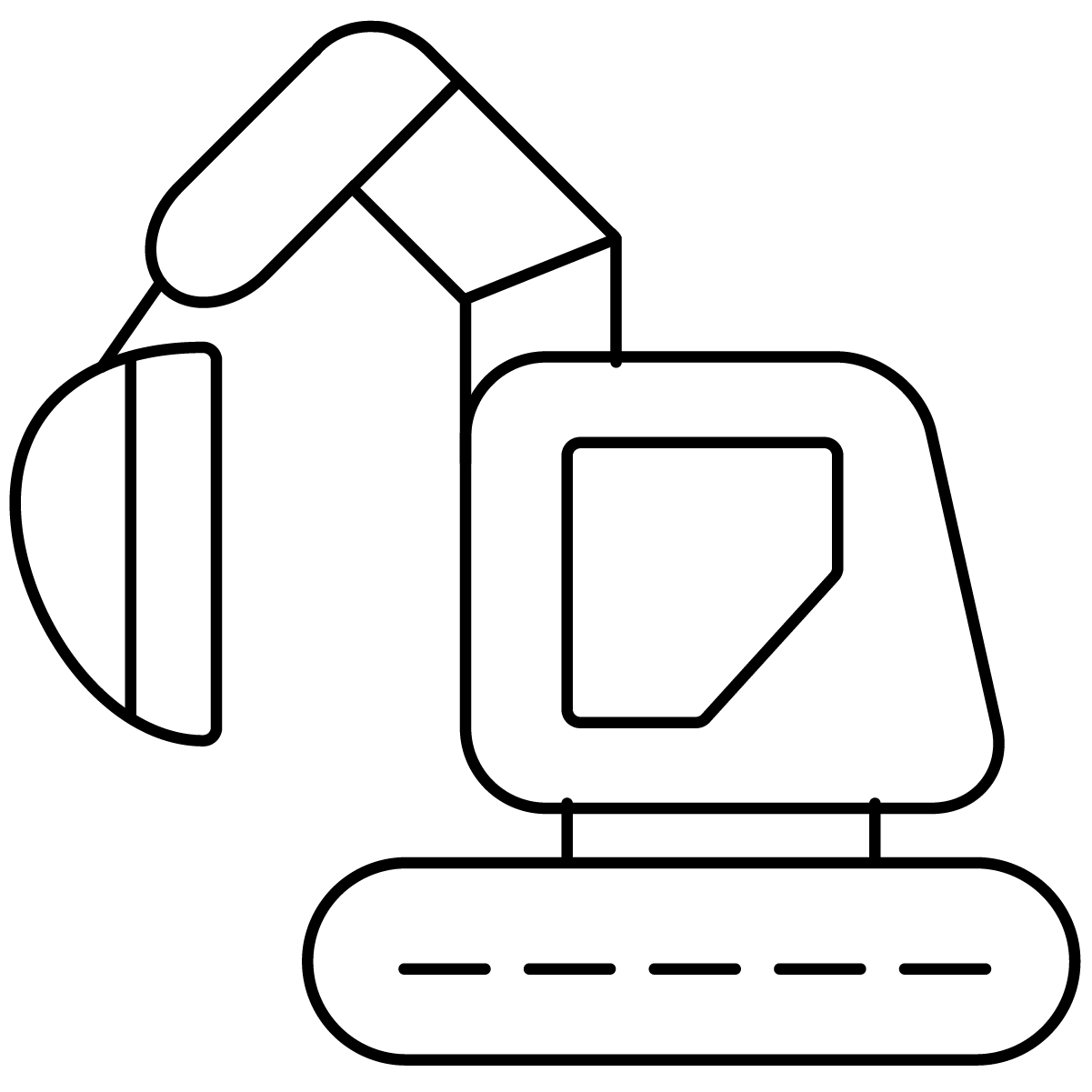 icon of an excavator