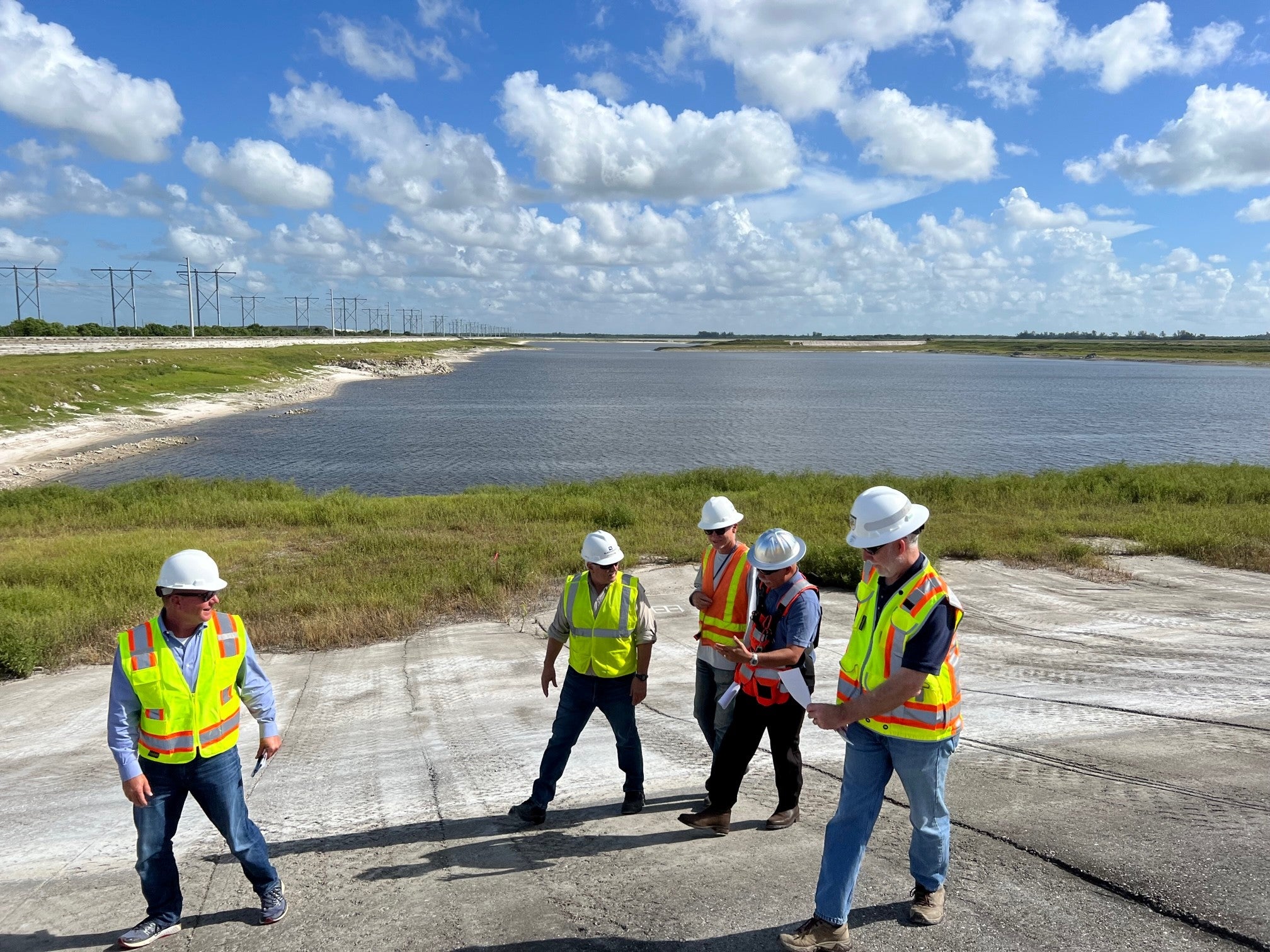 Group of guys near gross reservoir project