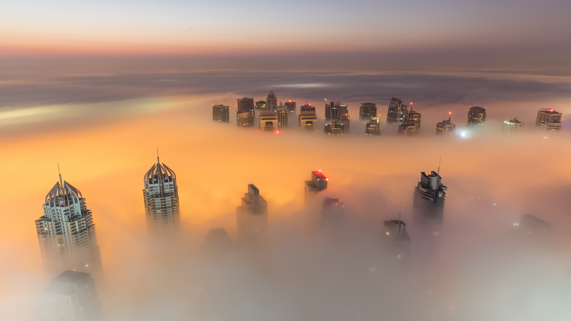 Skyline in Fog