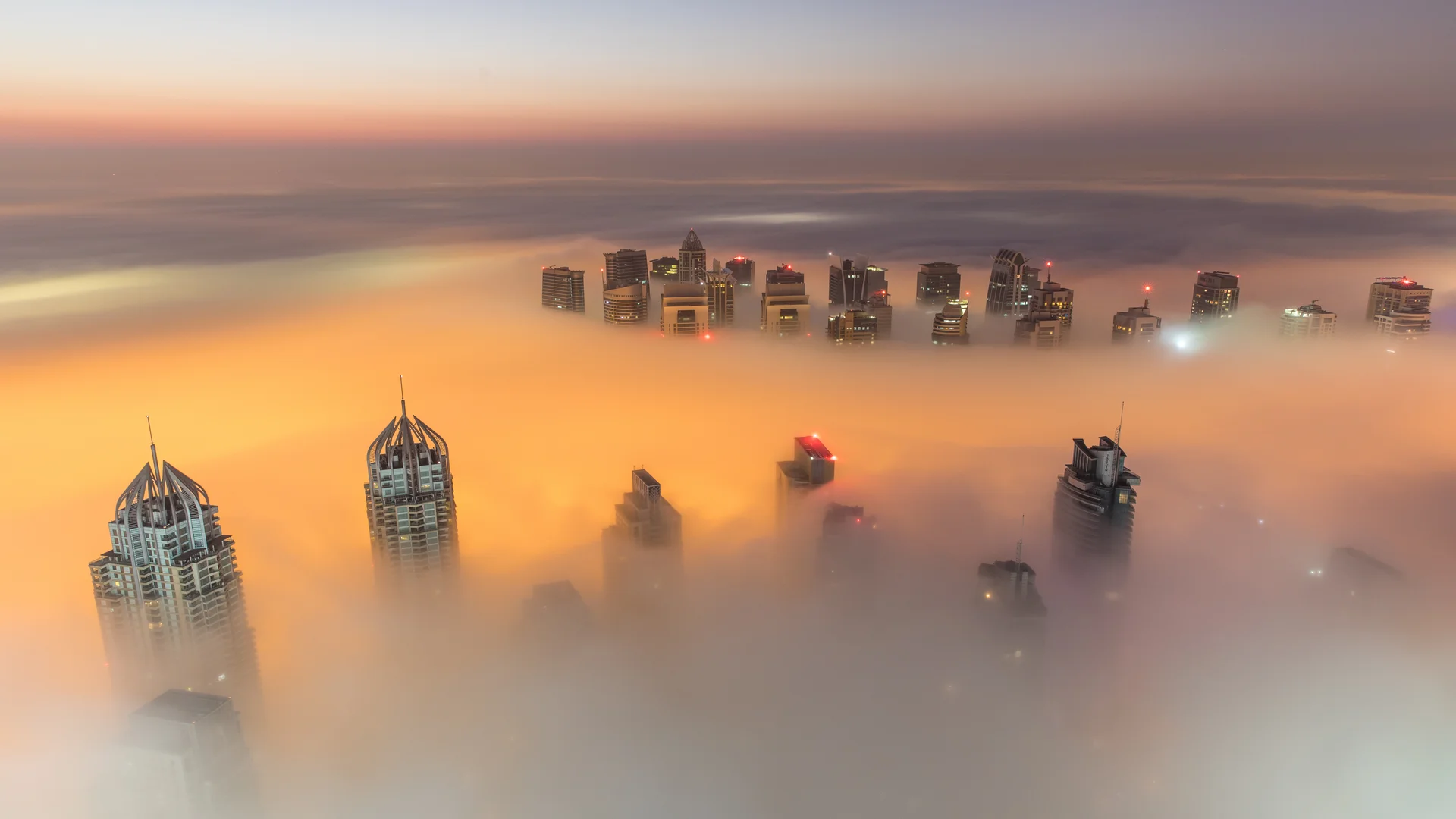 Skyline in Fog