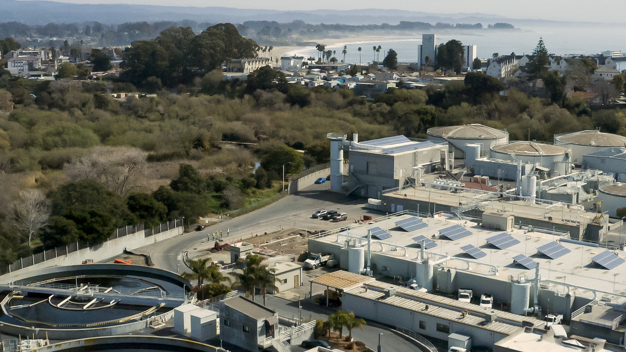 Soquel Creek project aerial photo