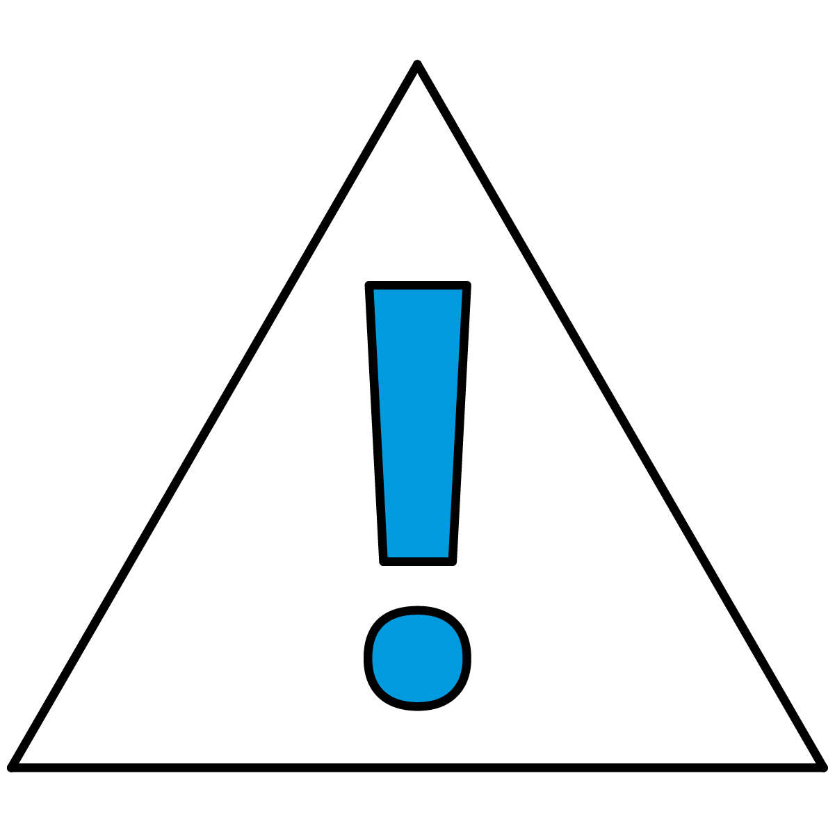 Icon of a caution symbol