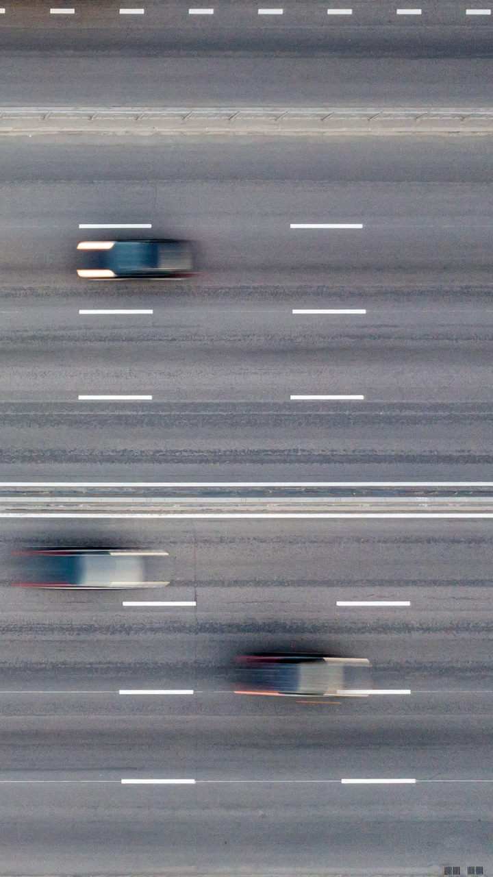 Cars on highway