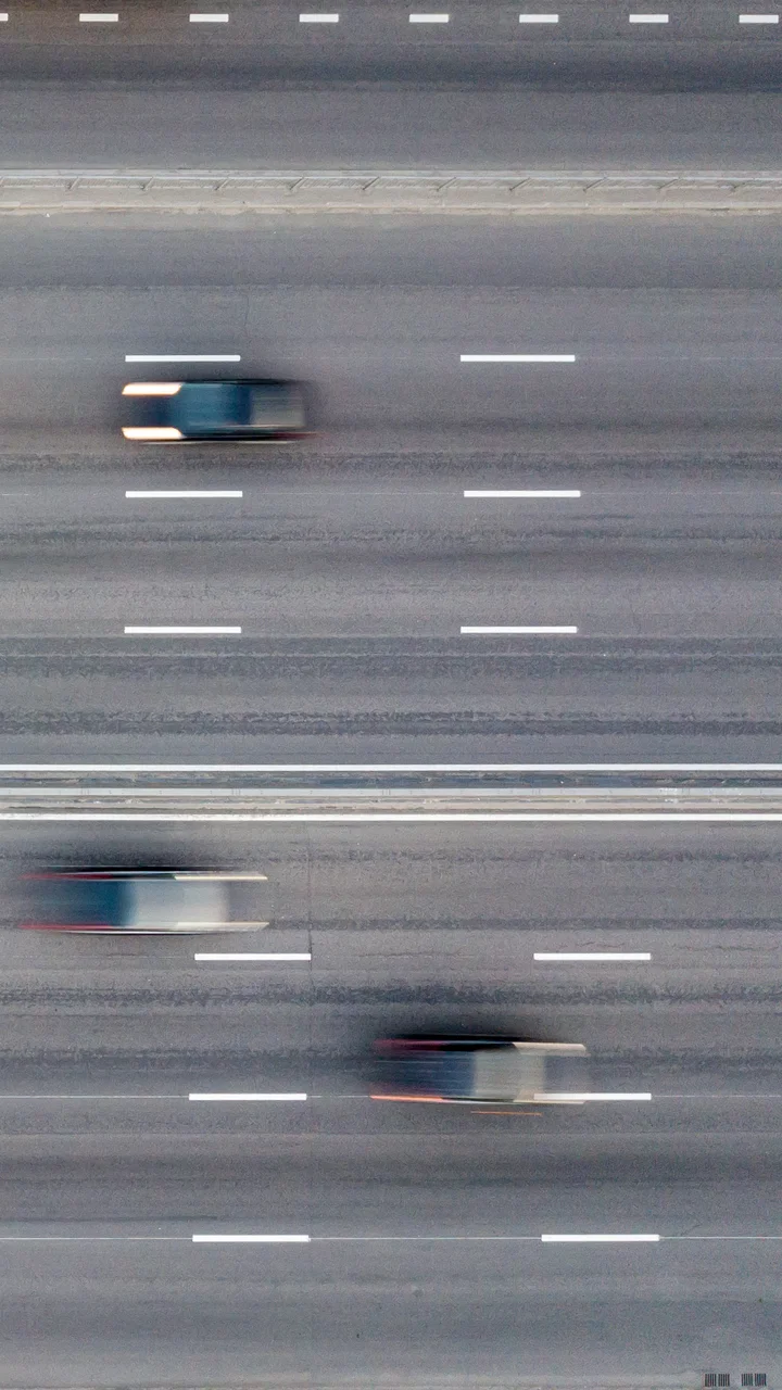 Cars on highway