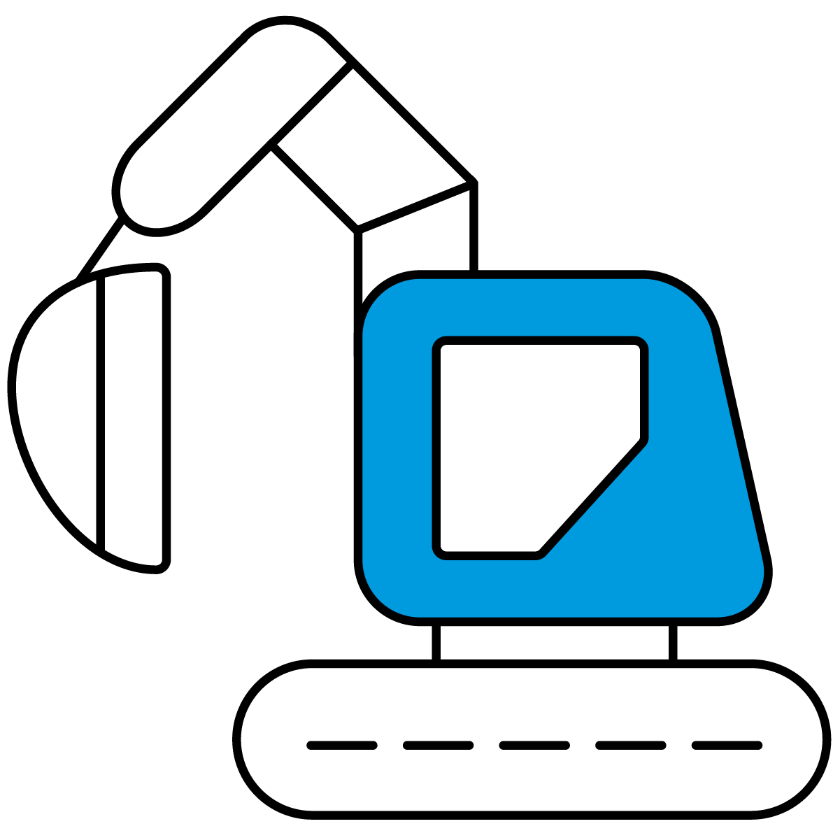 icon of an excavator