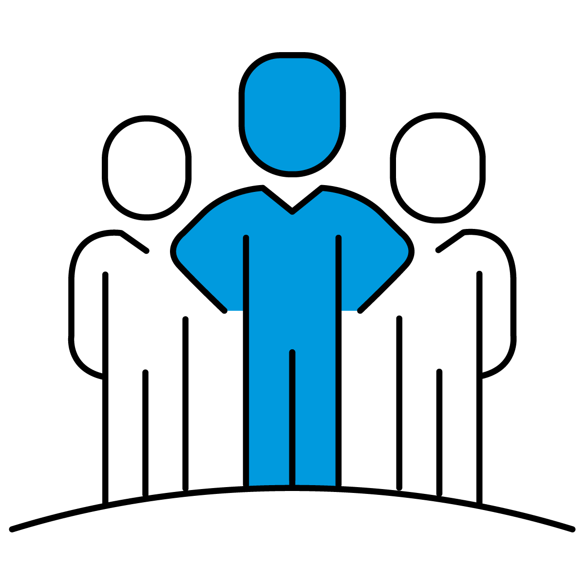 Icon of a team of people