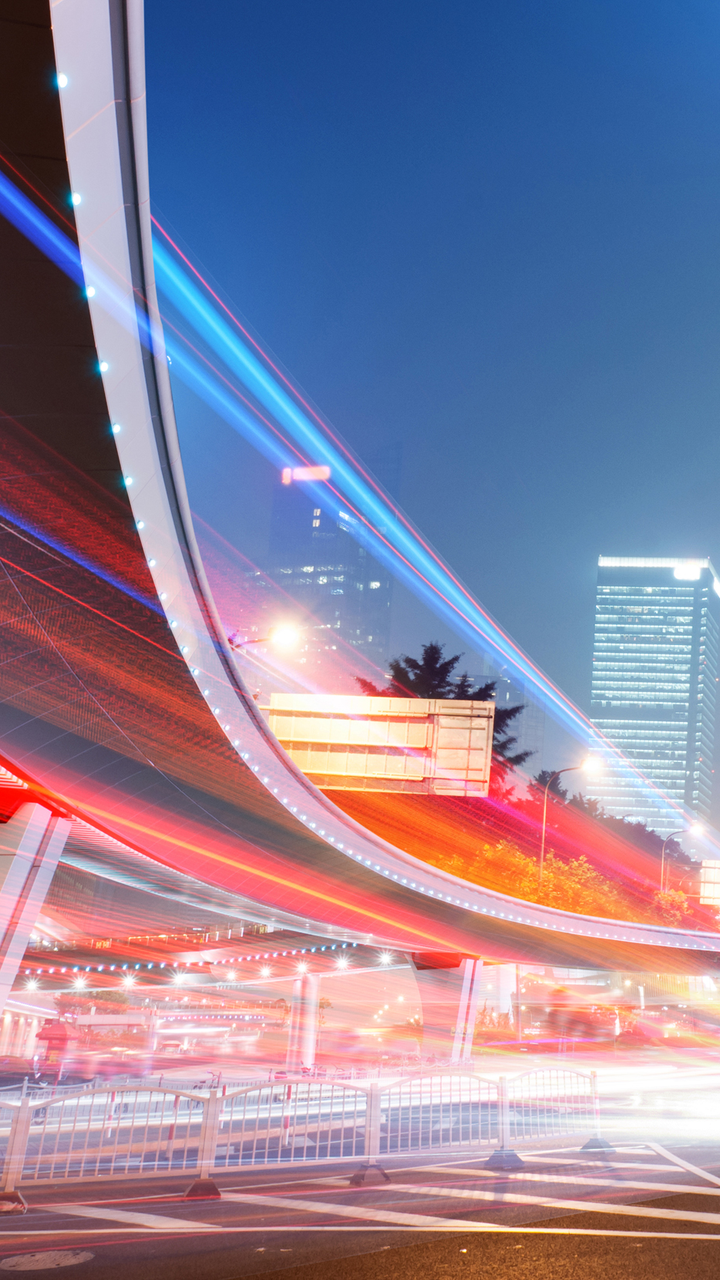 Blurred Intersection/Highway