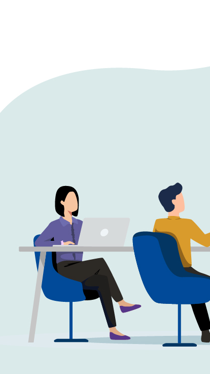 People in a meeting