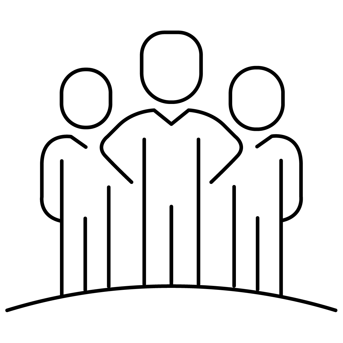 Icon of a team of people