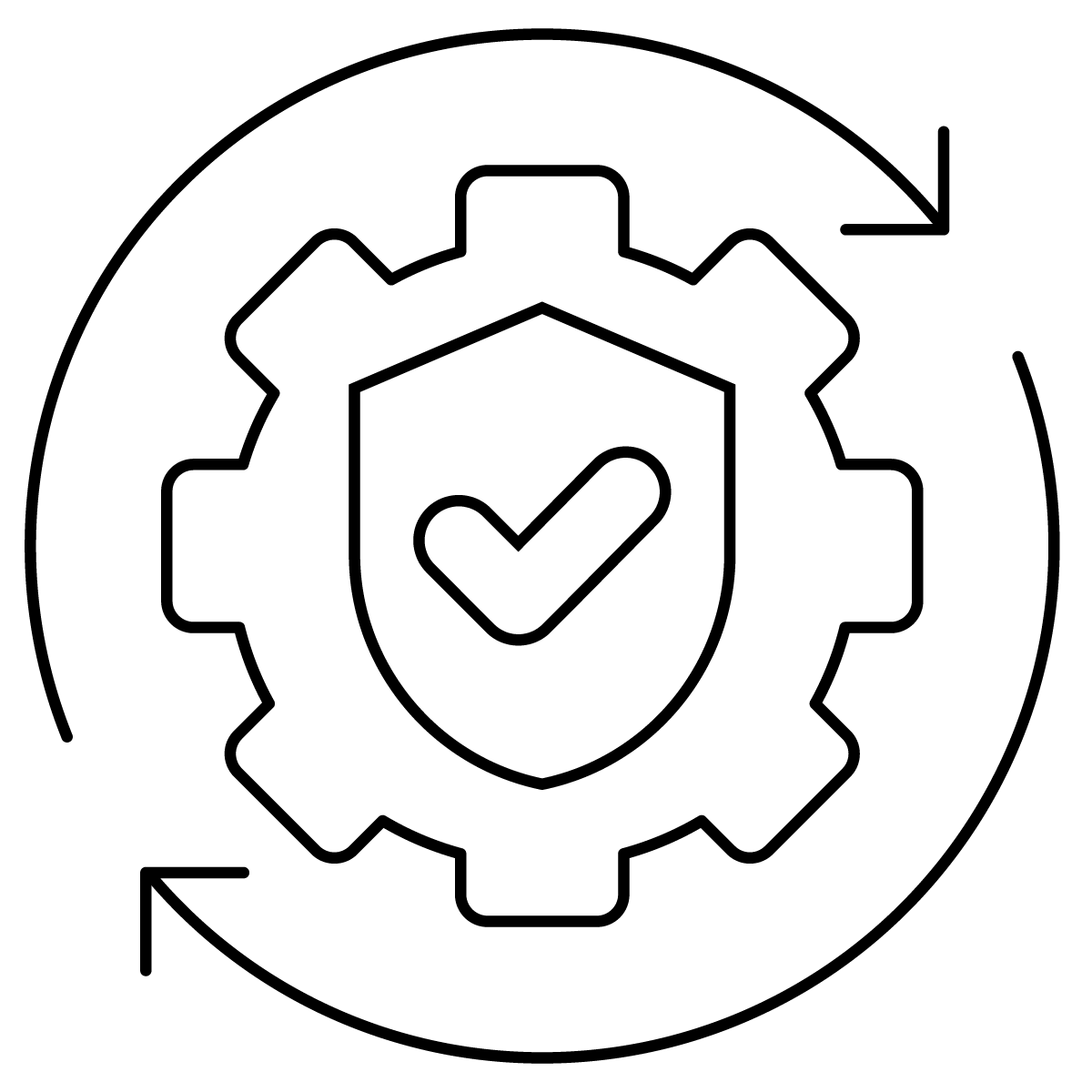 Cyber Operation Safety Icon