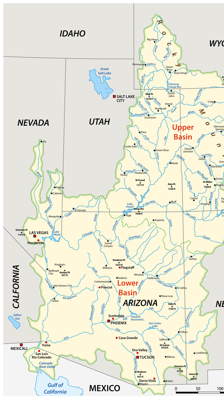 Colorado River Map