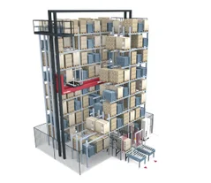 Kardex MTower Bild: MTower: High-bay warehouse with minimal footprint