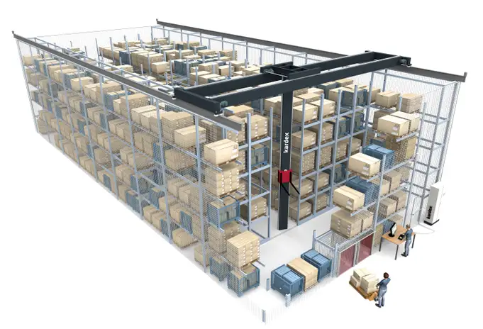 Kardex MCompact: Automated, universal mobile racking system