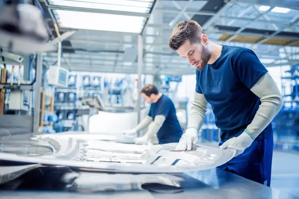 Man working in the production area