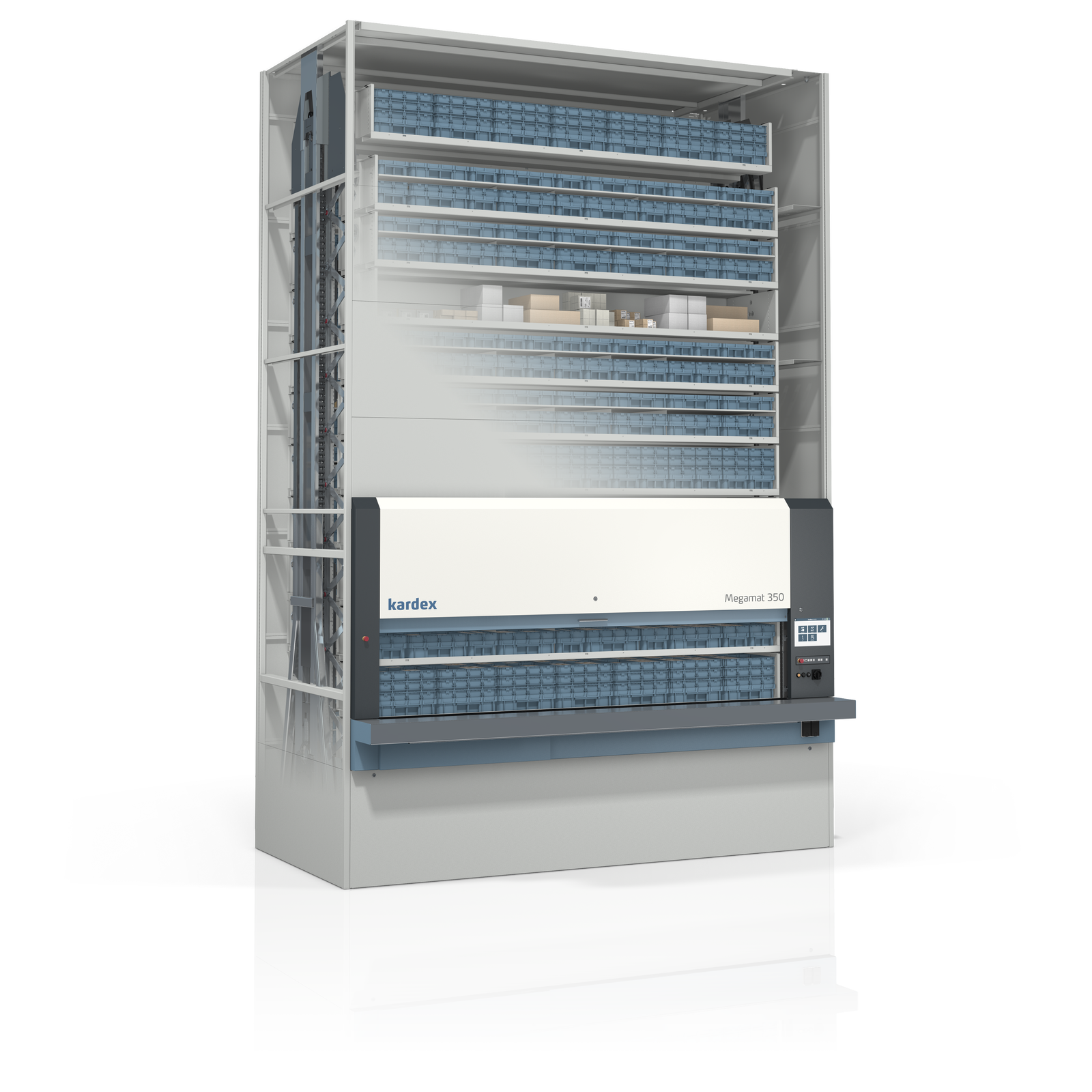 Kardex VCM Boxes in the Megamat RS