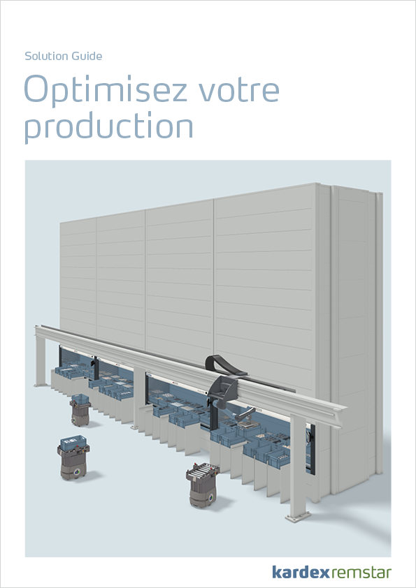 Guide des solutions Kardex Shuttle avec robot Pick and Place