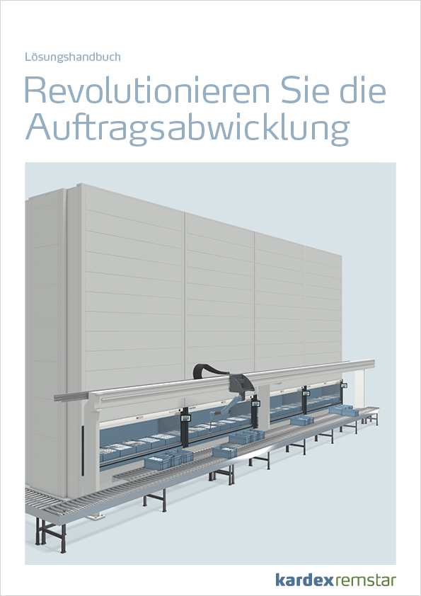 Cover Lösungshandbuch Kardex Shuttle mit Robotics