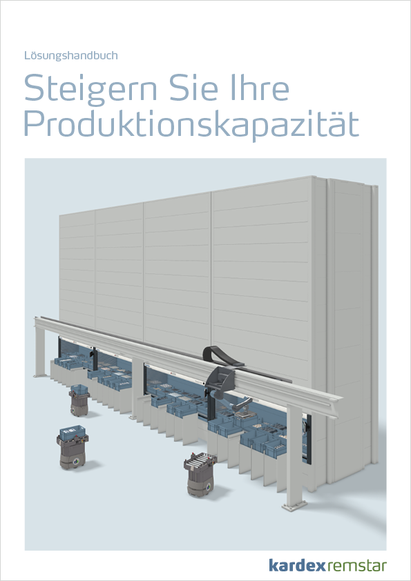 Cover Lösungshandbuch Kardex Shuttle Robotics Produktion