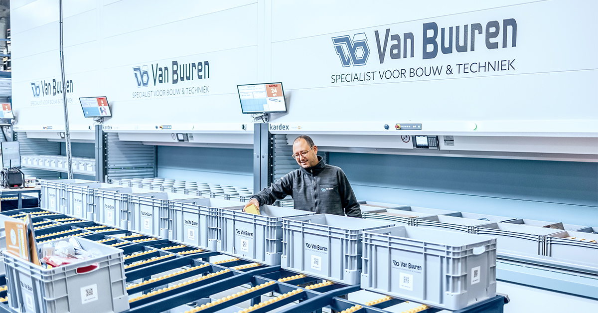 Kardex Shuttles bij Van Buuren
