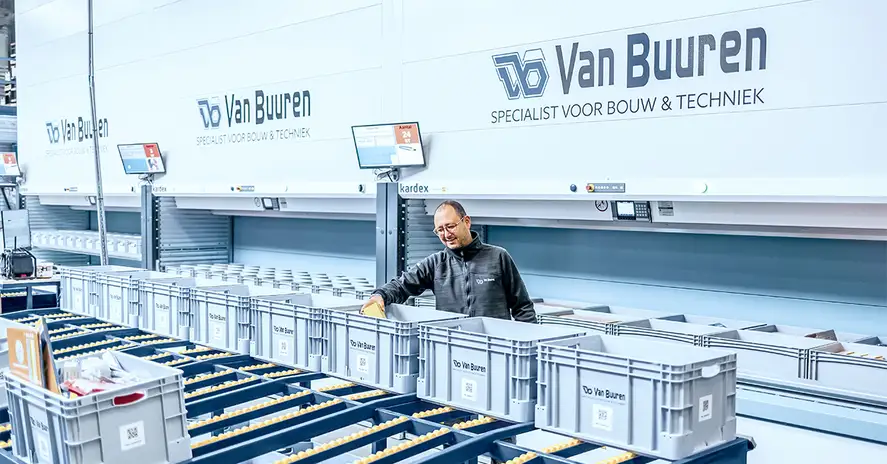Kardex Shuttles bij Van Buuren