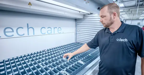 Opslag van spare parts