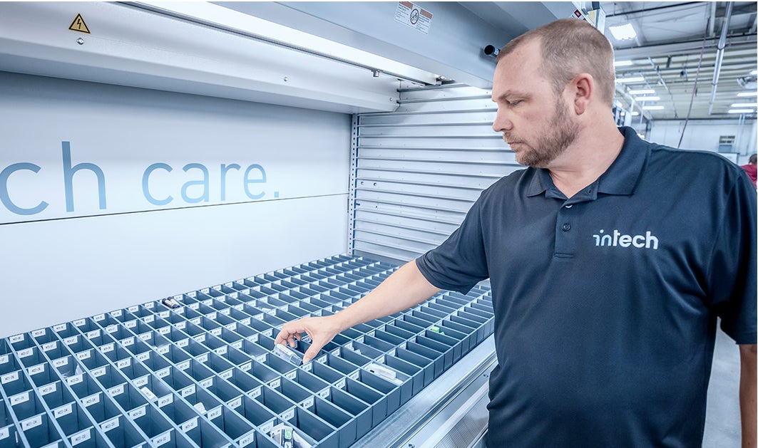 Opslag van spare parts