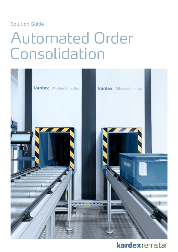 Automated Order Consolidation in Warehouses