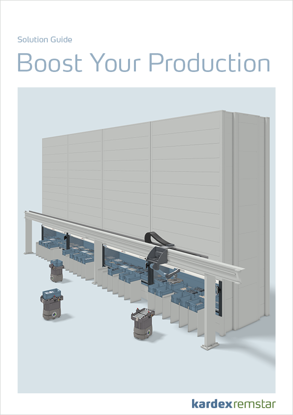 Cover Solution Guide Kardex Shuttle with Pick and Place Robot