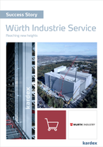 คลังสินค้าสูง 50 เมตร แบบไฮเบย์แห่งใหม่สำหรับ Würth Industrie Service