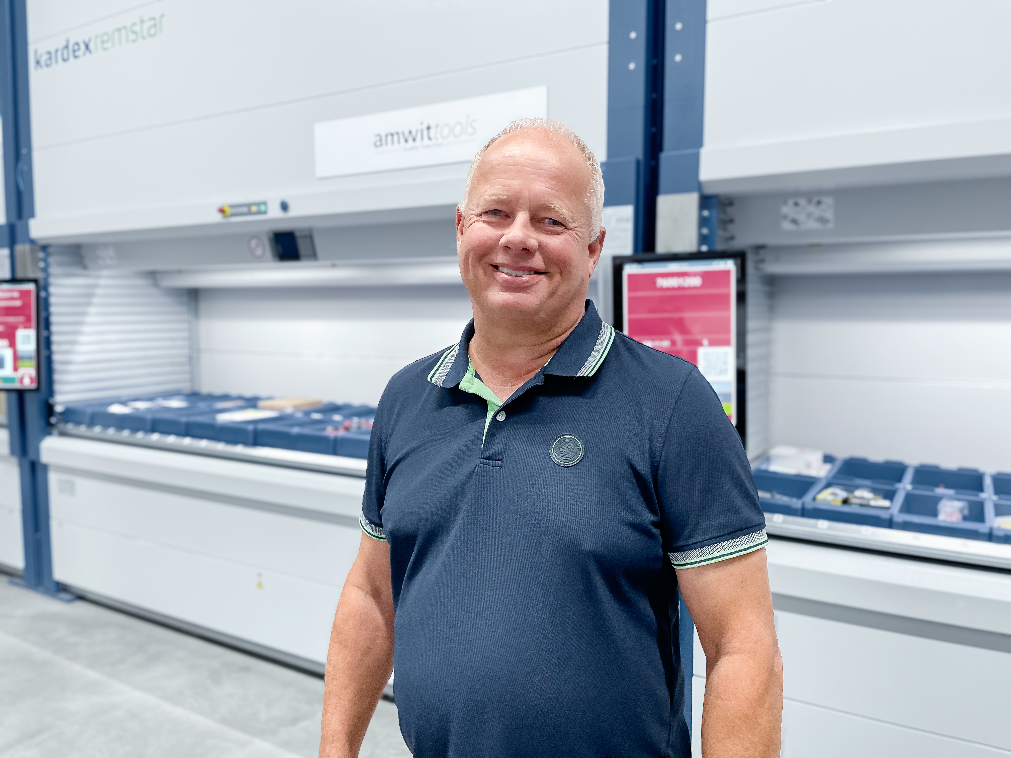 Kardex Shuttles met Kardex Color Pick System bij Amwittools